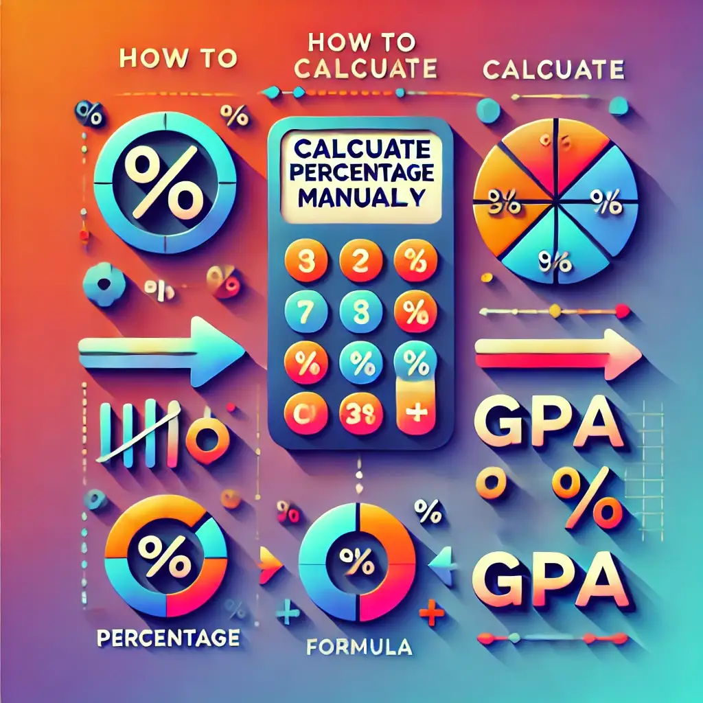 convert percentage to gpa manually