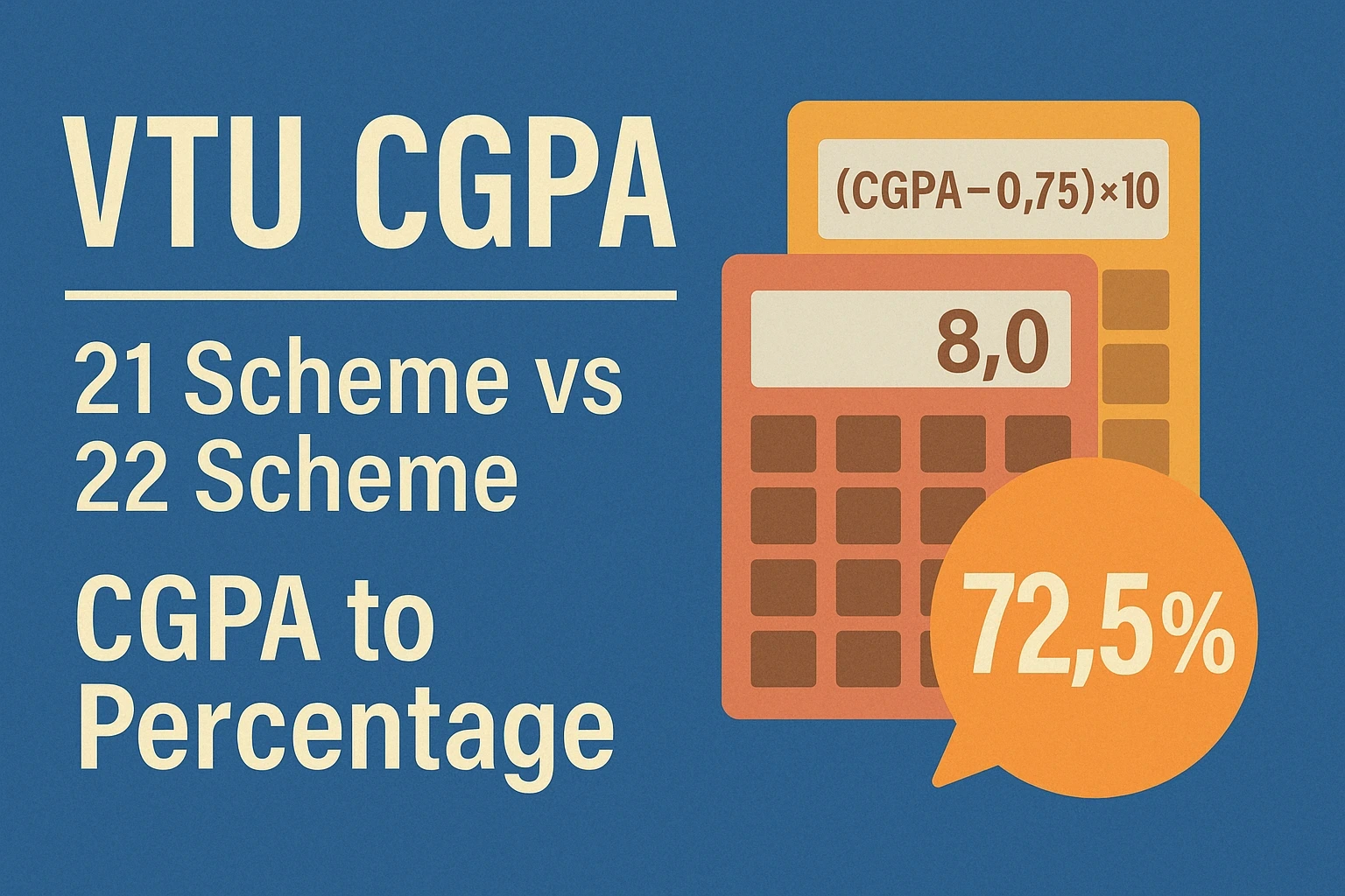 VTU CGPA to Percentage Conversion Guide