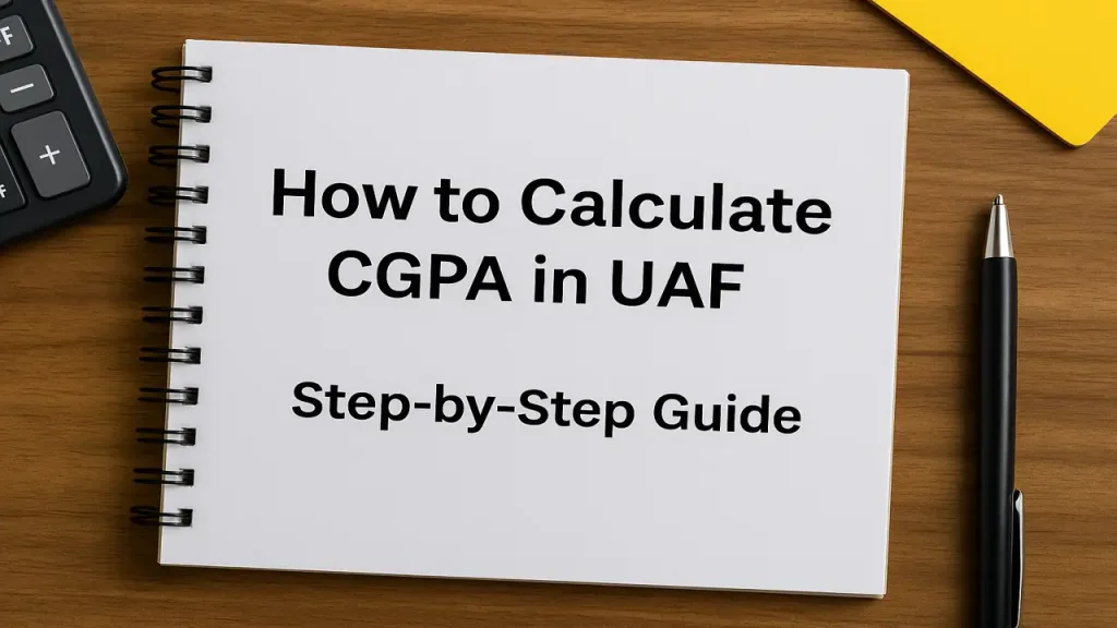 how to calculate cgpa in uaf