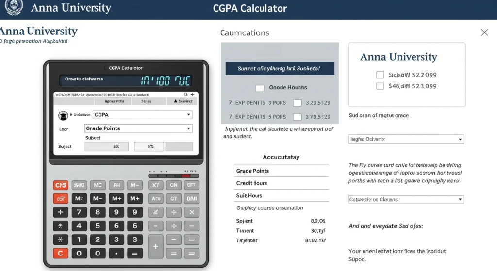 anna university cgpa calculator