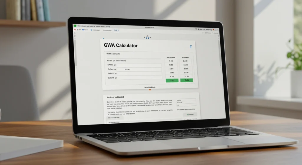 gwa calculator online